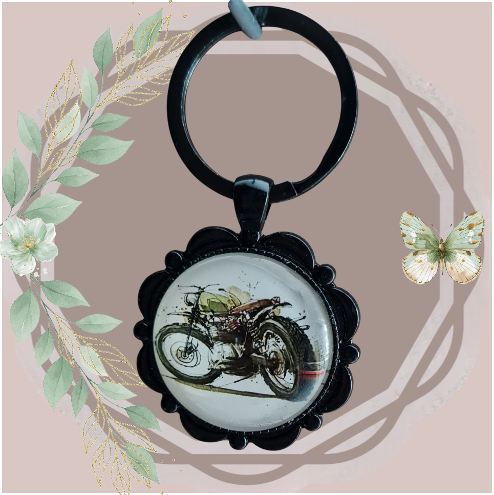 PORTE CLES CABOCHON - COLLECTION CABONINE