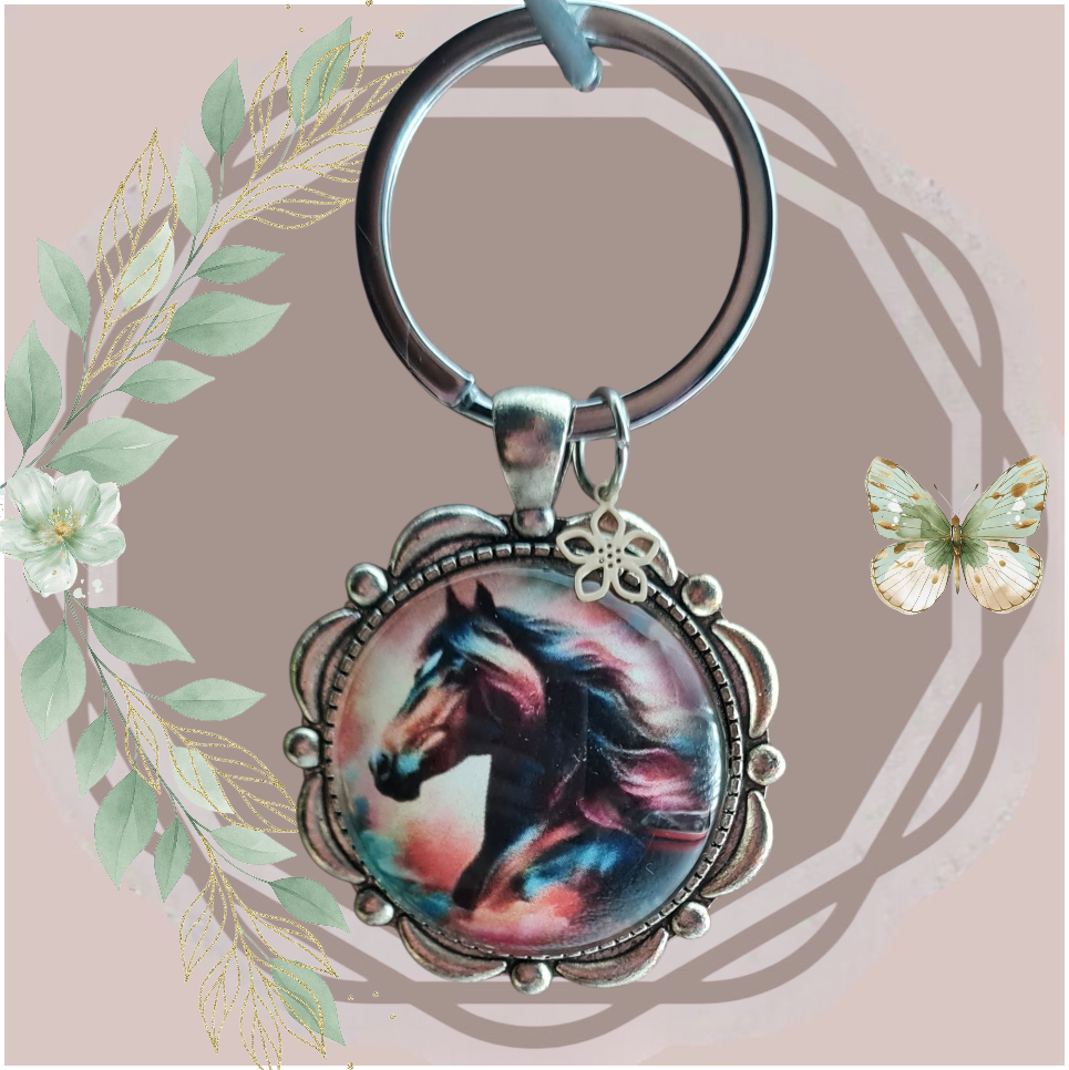 PORTE CLES CABOCHON - COLLECTION CABONINE