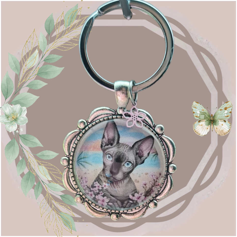 PORTE CLES CABOCHON - COLLECTION CABONINE