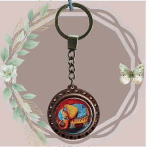 PORTE CLES CABOCHON - COLLECTION CABONINE