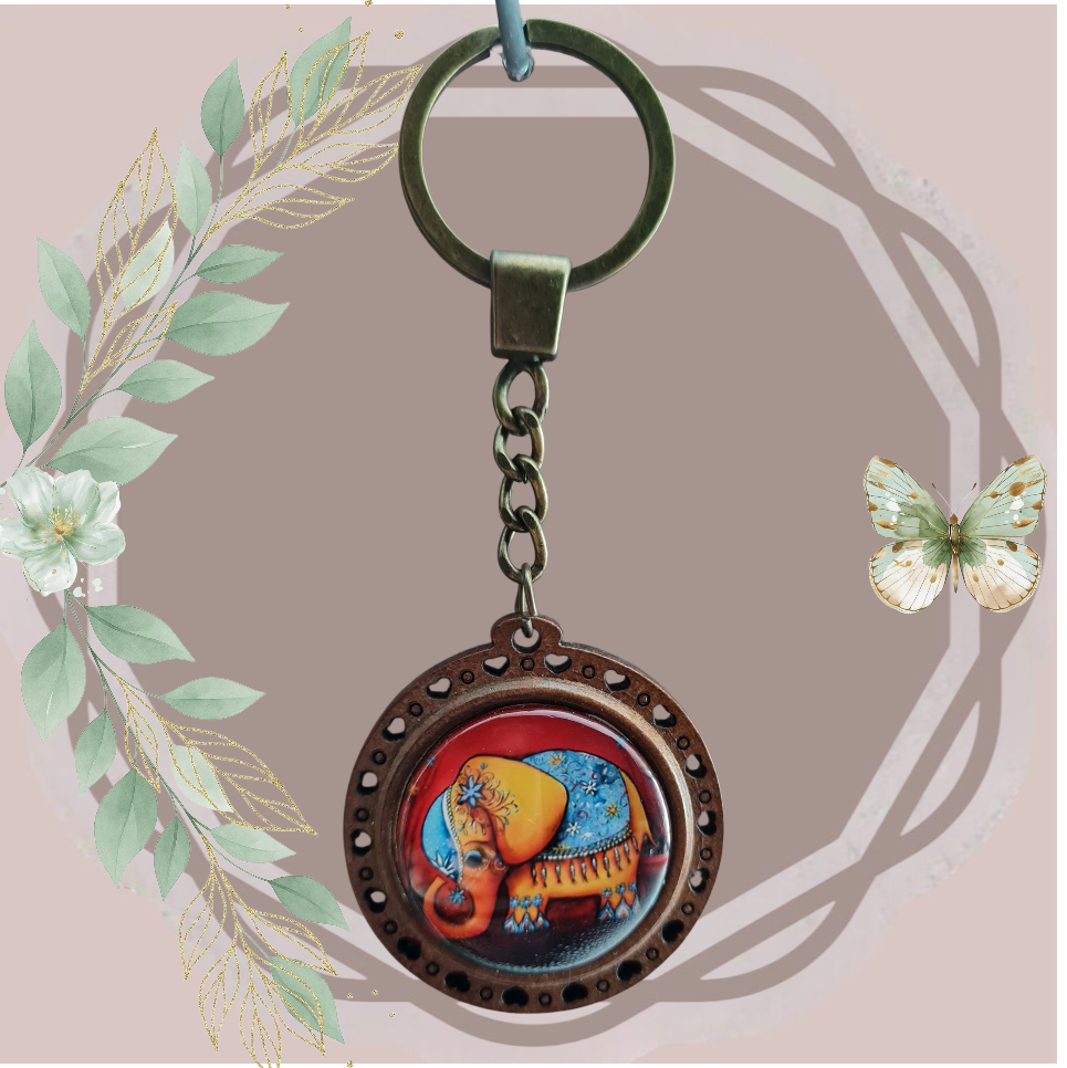 PORTE CLES CABOCHON - COLLECTION CABONINE