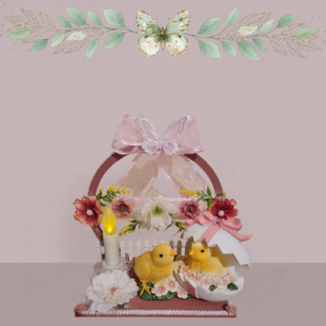 DECORATION A POSER DE PAQUES-LUMINEUSE